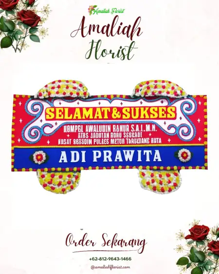 Papan Bunga Ucapan Selamat Lumbang